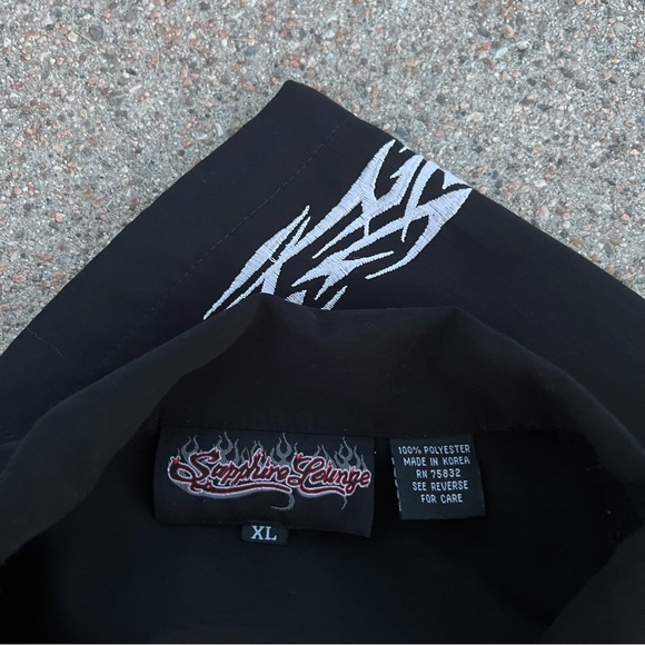 Black and Silver Button Down - Picture 2 of 6